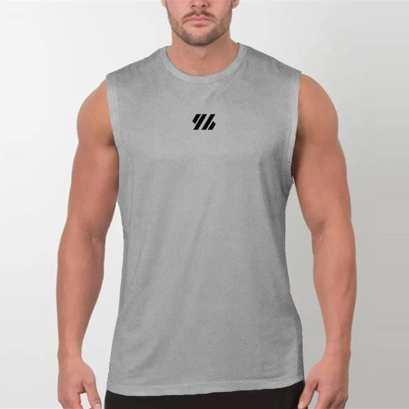 Men’s Sleeveless Bodybuilding Tank Top