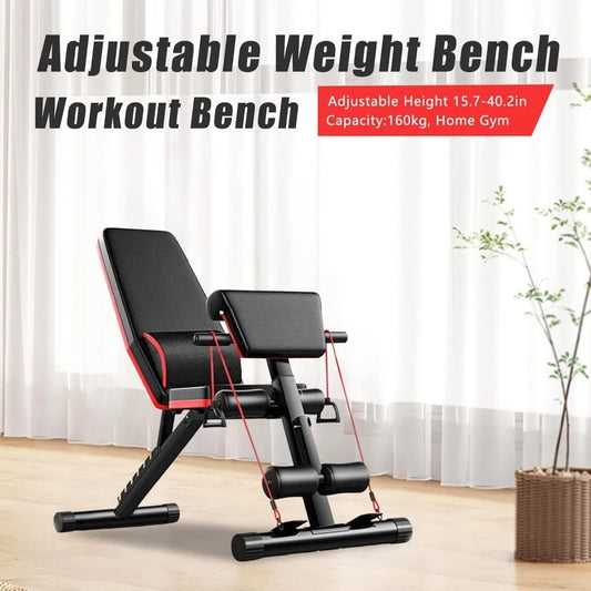 Adjustable Foldable Weight Bench for Full Body Workout