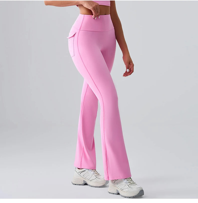 Women’s Flared Yoga Pants – High-Waist Bell-Bottom Leggings