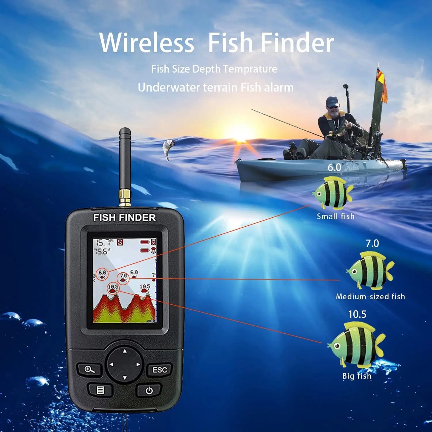 Wireless Sonar Fish Finder