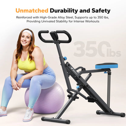 2-in-1 Squat & Rowing Machine