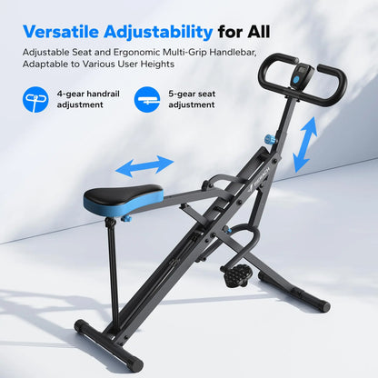 2-in-1 Squat & Rowing Machine
