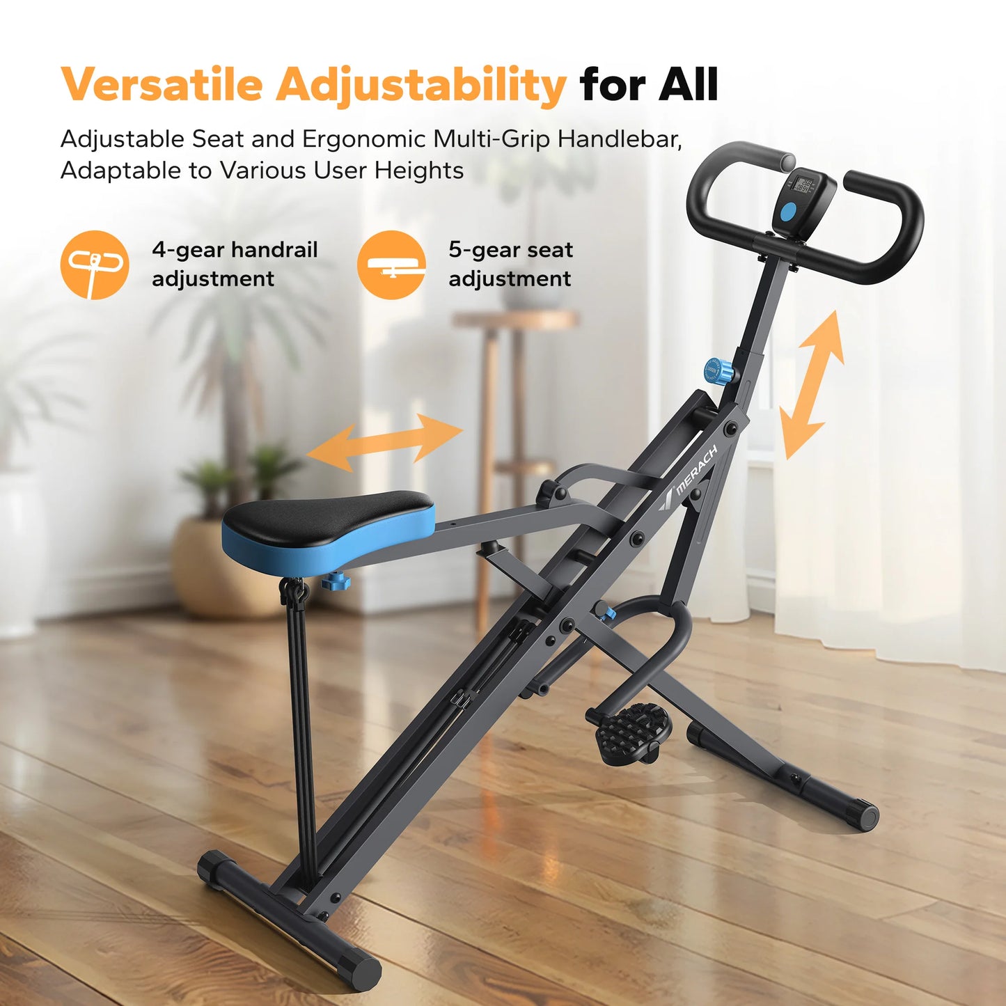 2-in-1 Squat & Rowing Machine