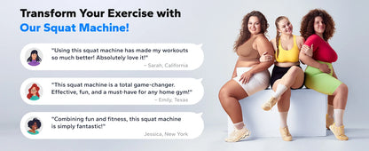 2-in-1 Squat & Rowing Machine