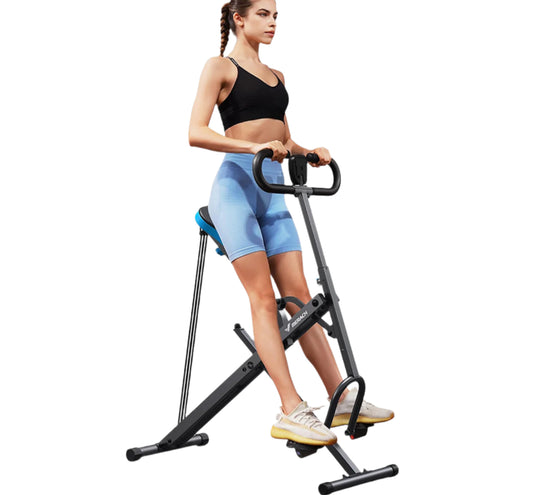 2-in-1 Squat & Rowing Machine