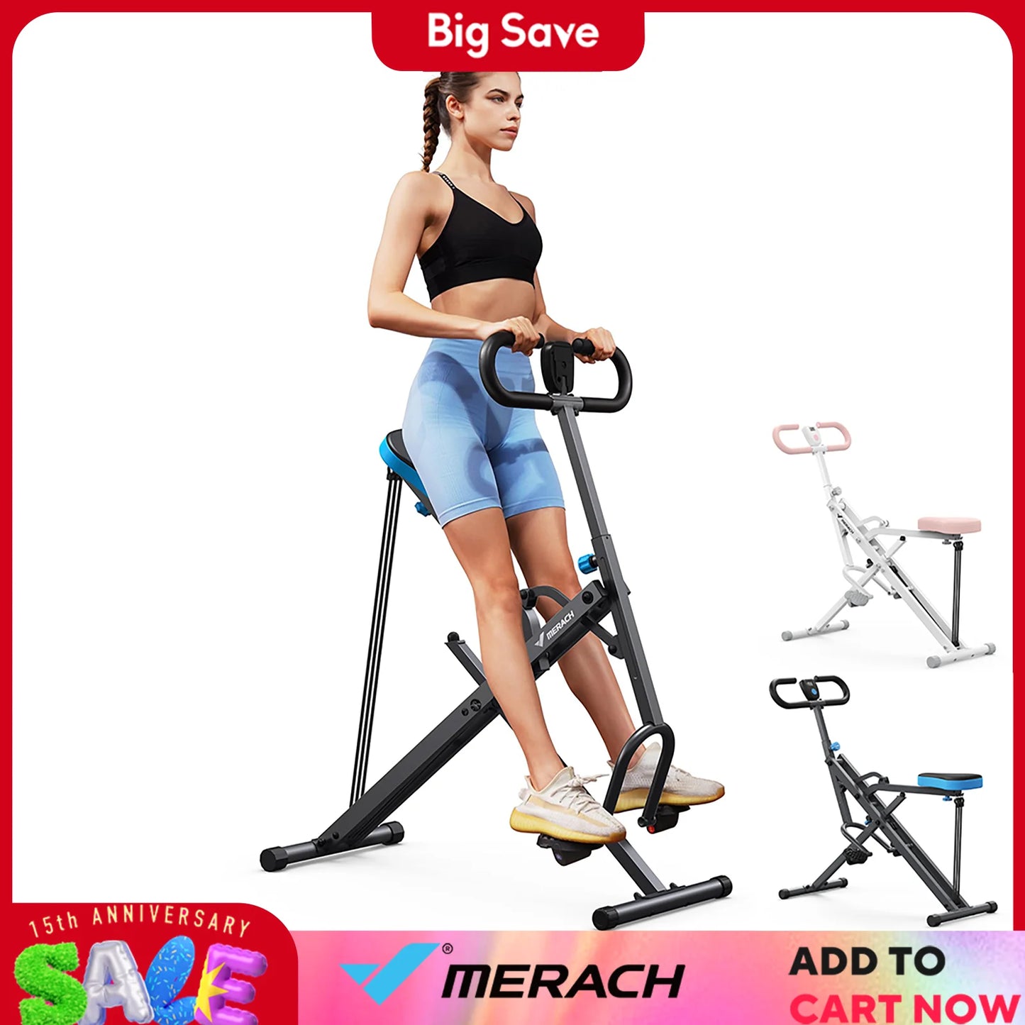 2-in-1 Squat & Rowing Machine