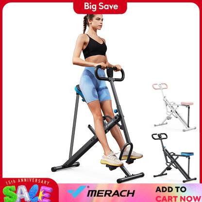 2-in-1 Squat & Rowing Machine