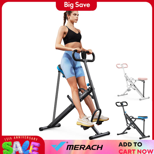 2-in-1 Squat & Rowing Machine