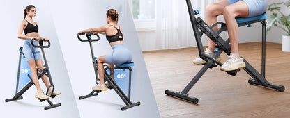 2-in-1 Squat & Rowing Machine