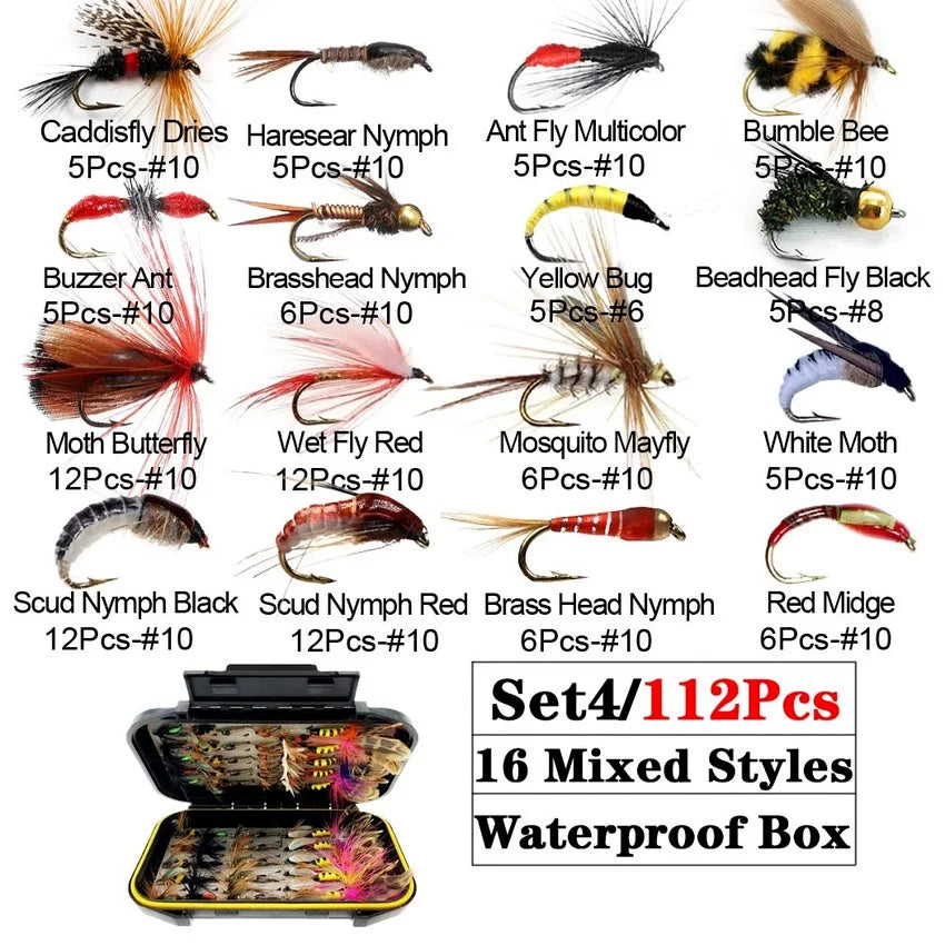 Trout Fly Fishing Assortment Kit