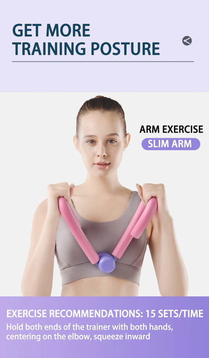 Thigh and arm toner for home workouts and body trimming