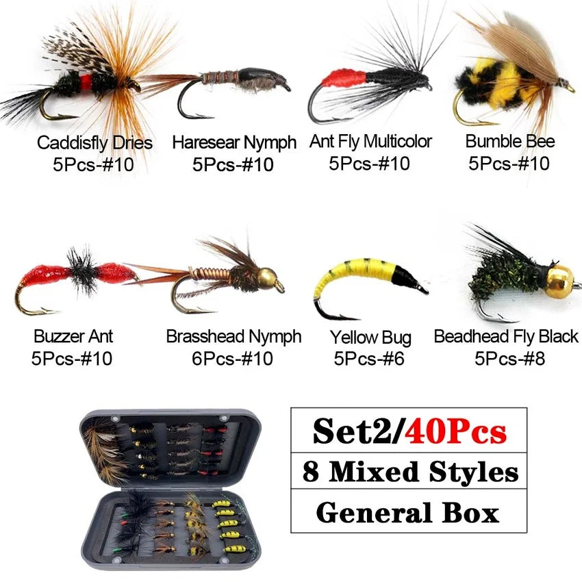 Trout Fly Fishing Assortment Kit