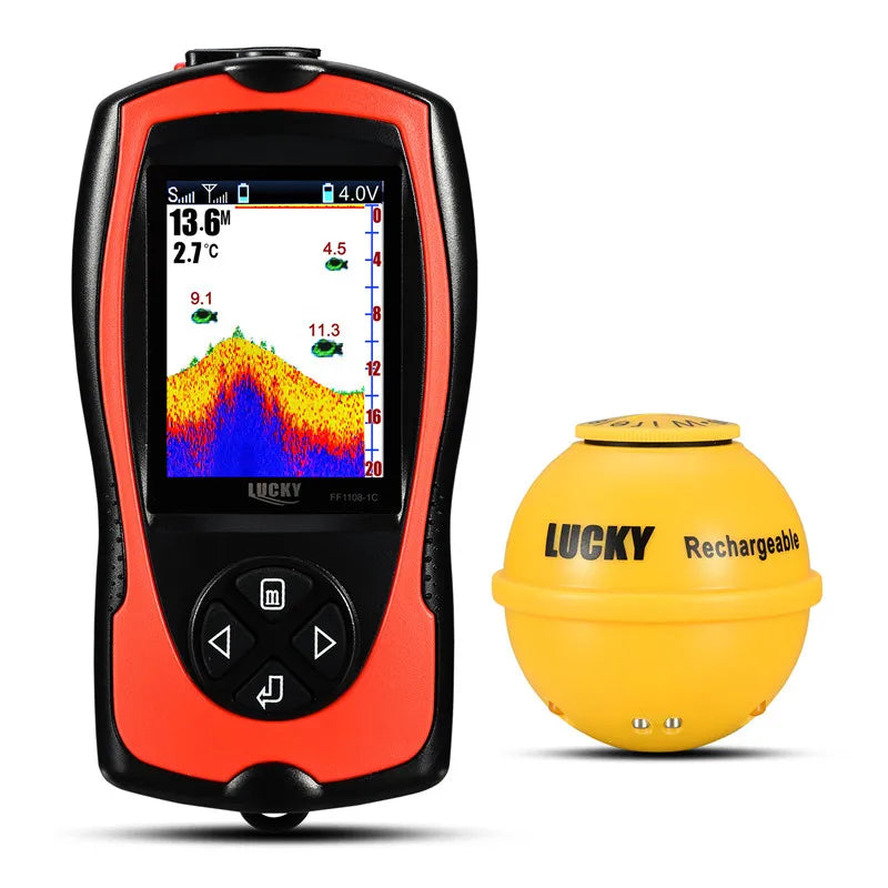 Wireless Rechargeable Portable Fish Finder
