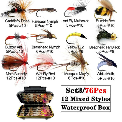 Trout Fly Fishing Assortment Kit