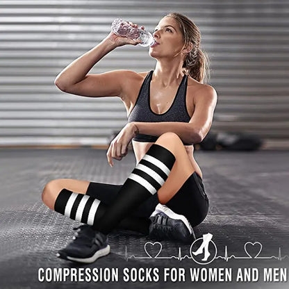 1 Pair Compression Socks Running Support