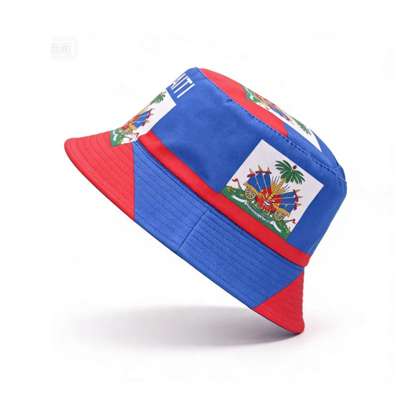 Reversible National Flag Bucket Hat