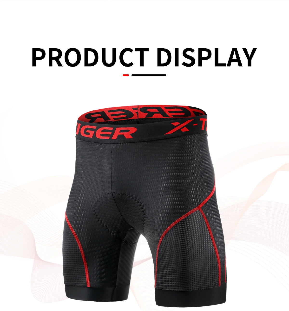 Cycling Shorts Mesh Underwear Gel Pad