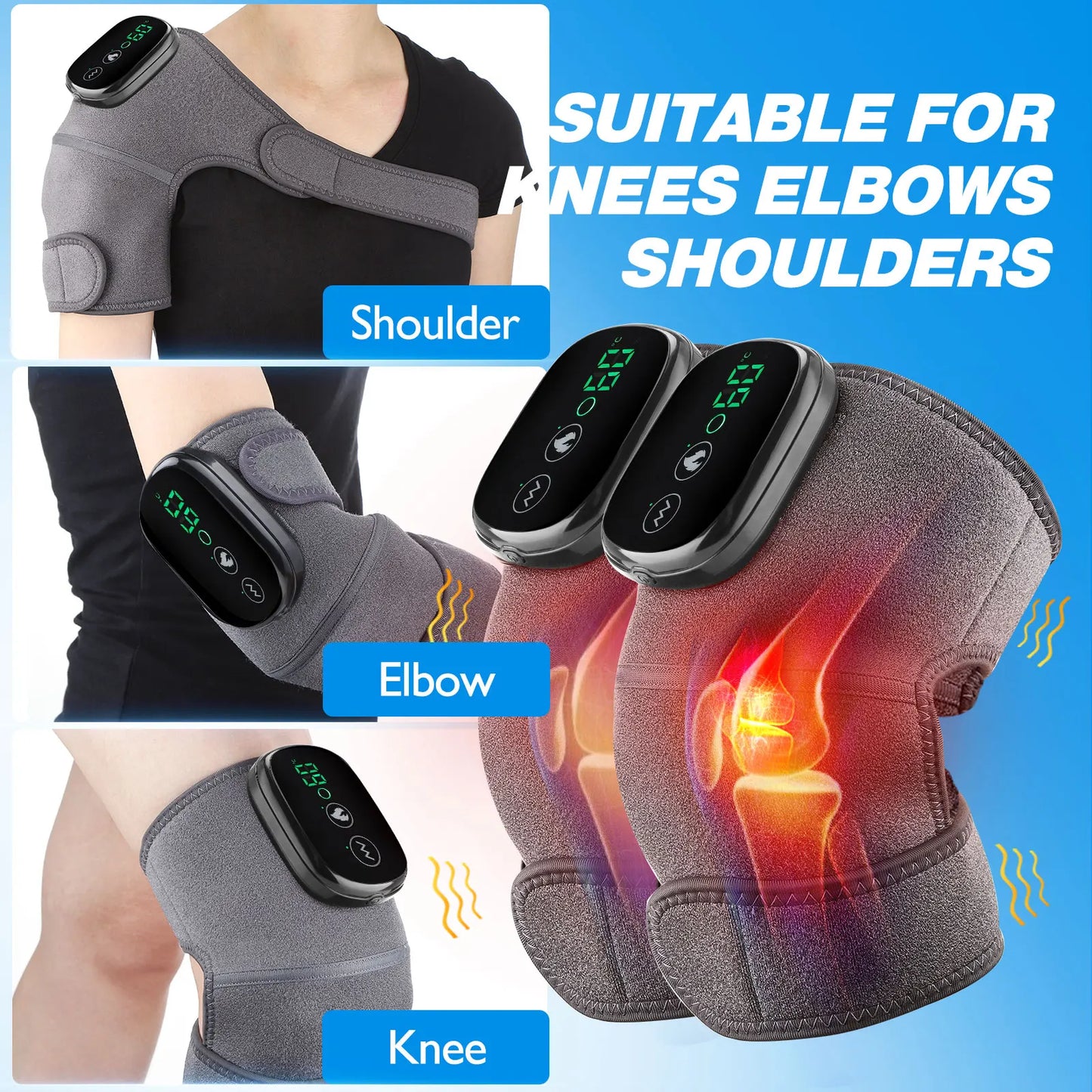 Electric Heated Knee Massage Device