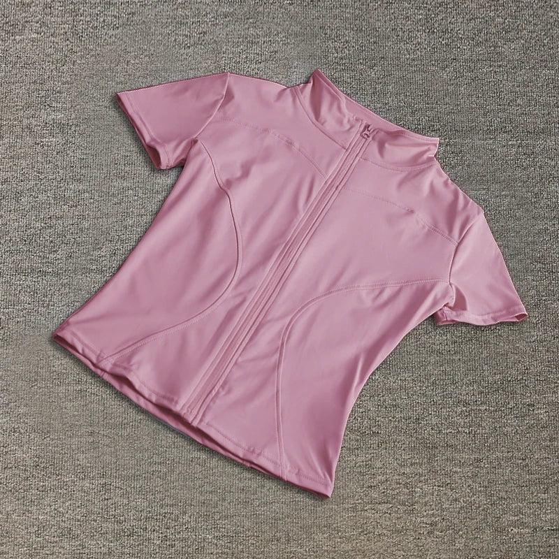 Women’s Slim Fit Quick-Dry Full Zip Yoga & Running Top