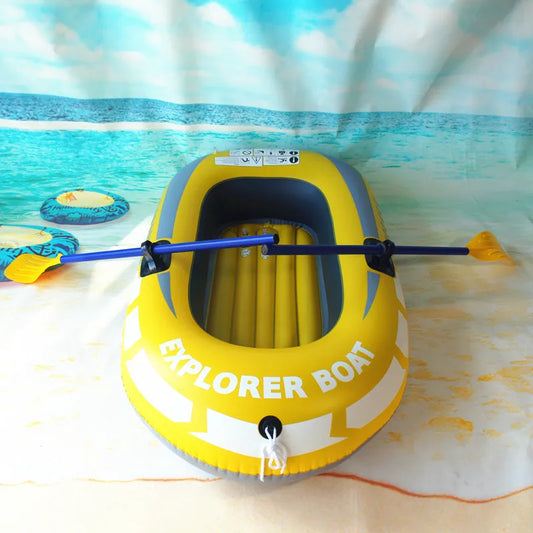 Compact 2-Person Inflatable Fishing Boat