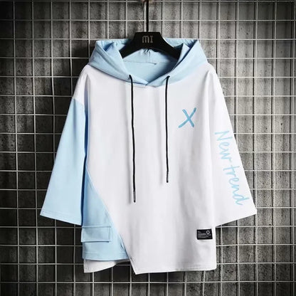 Men’s Harajuku Short Sleeve Hoodie