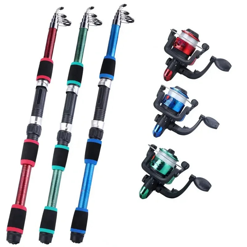Complete Telescopic Fishing Rod Kit