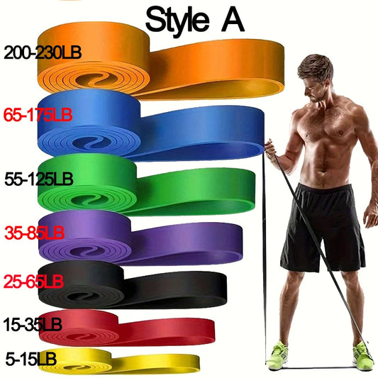 Resistance bands for fitness, pull-up assist, and powerlifting training