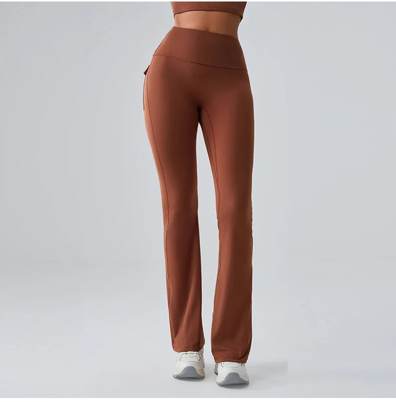 Women’s Flared Yoga Pants – High-Waist Bell-Bottom Leggings