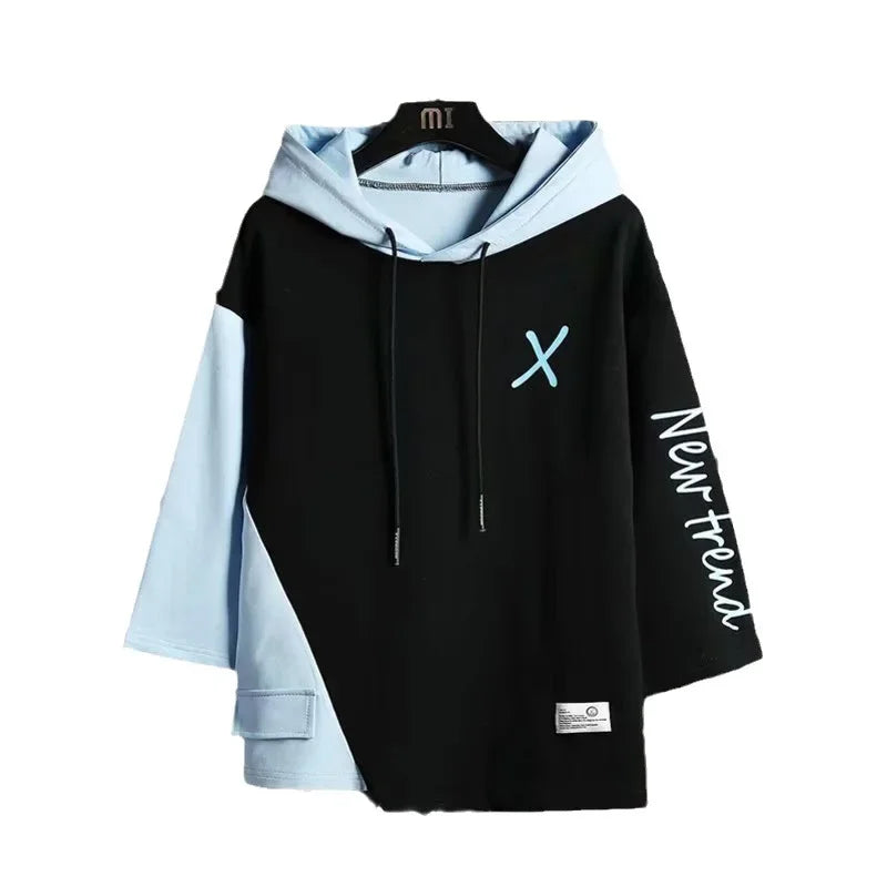 Men’s Harajuku Short Sleeve Hoodie