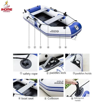Professional Inflatable Fishing Boat Set