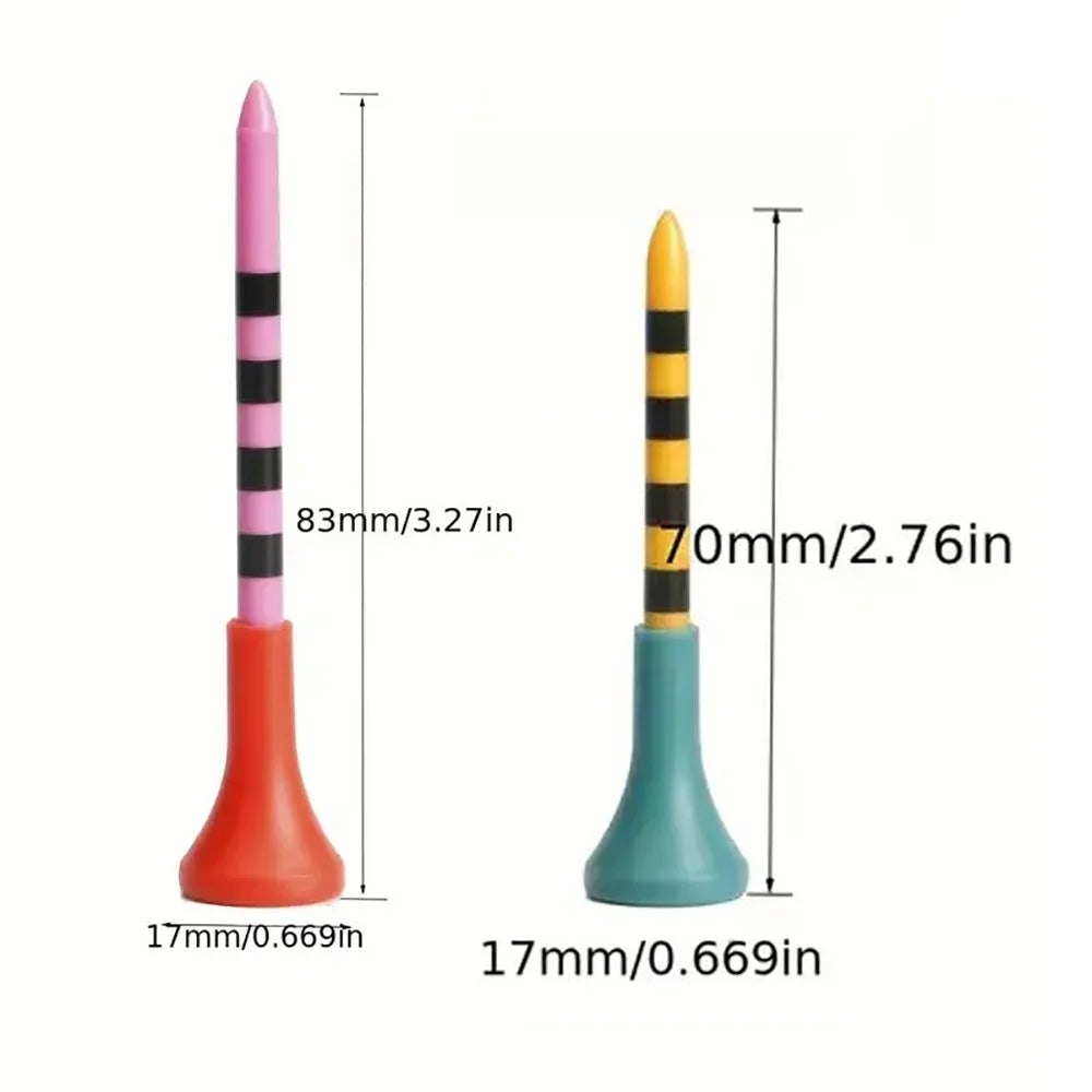 50-Pack Colorful Golf Tees