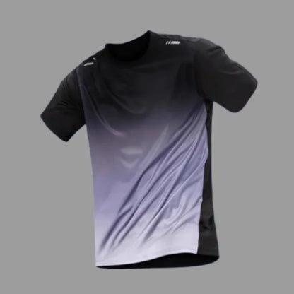 Quick-Dry Gradient Sports T-Shirt Set