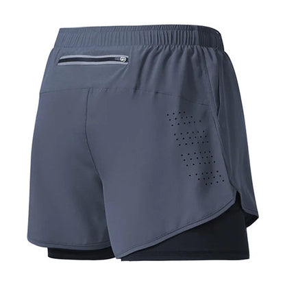 Quick-Dry Double Layer Running Shorts