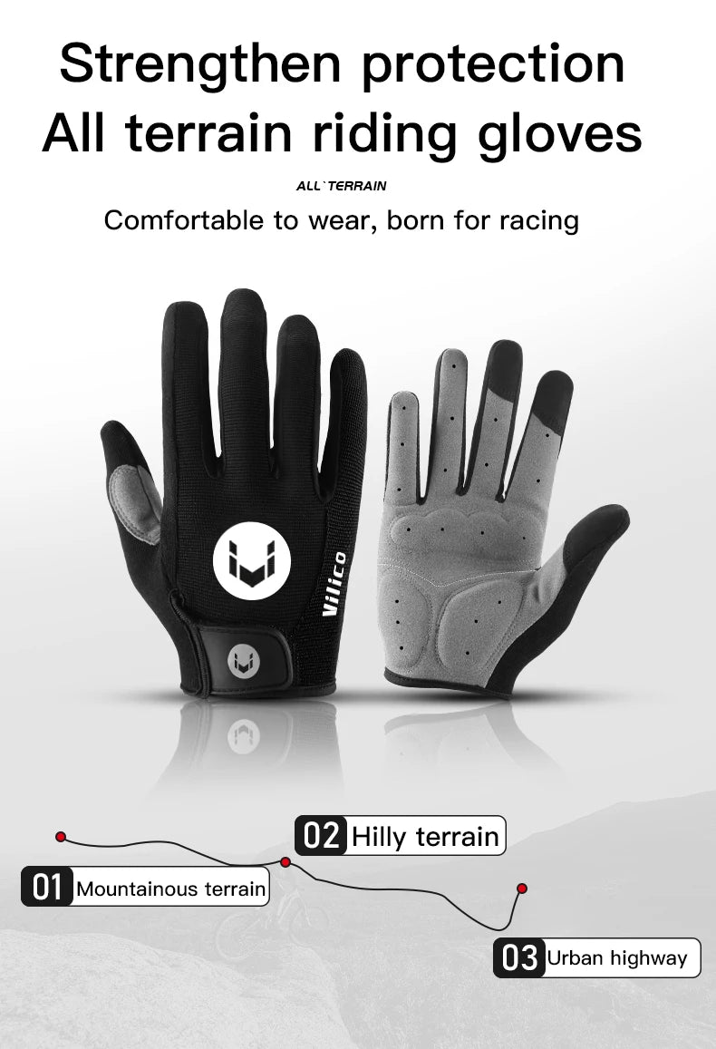 Bike Sports Cycling Gloves Full Finger