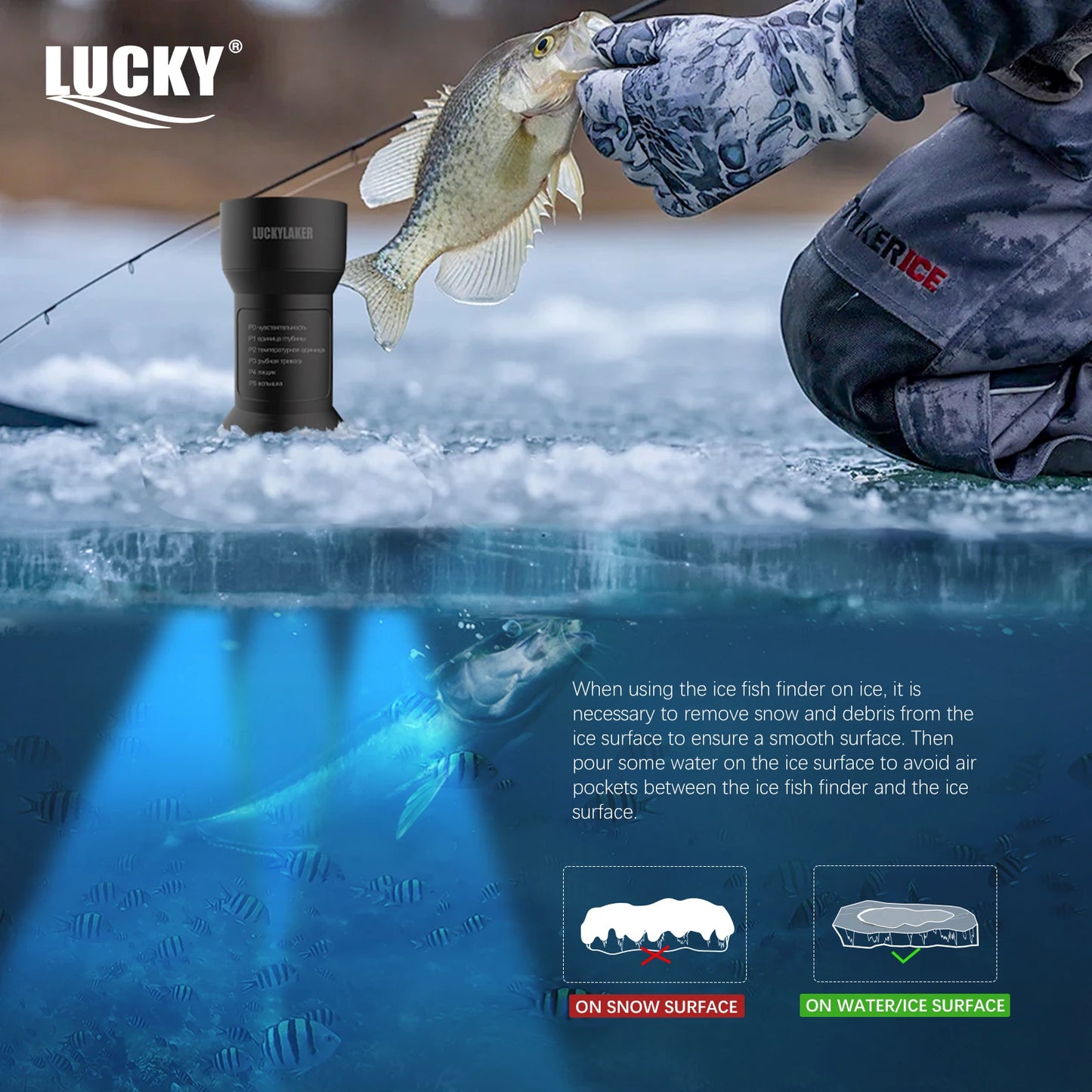 Portable Sonar Echo Fish Finder