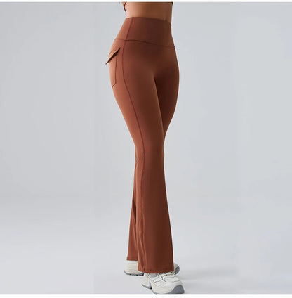 Women’s Flared Yoga Pants – High-Waist Bell-Bottom Leggings