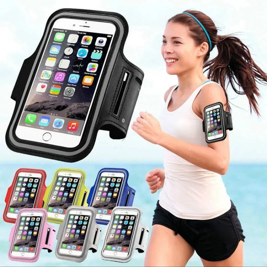 Universal sports armband phone holder for running and gym workouts