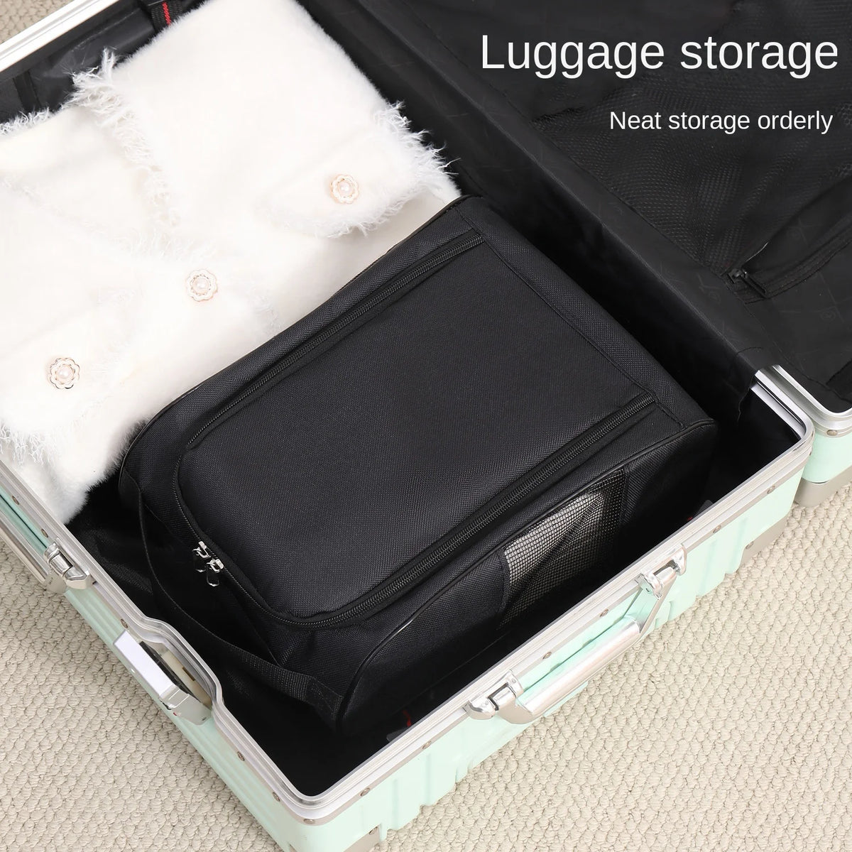 Breathable Oxford Golf Shoe Bag