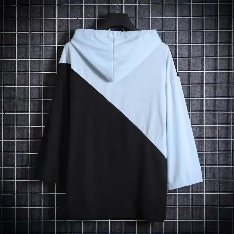 Men’s Harajuku Short Sleeve Hoodie