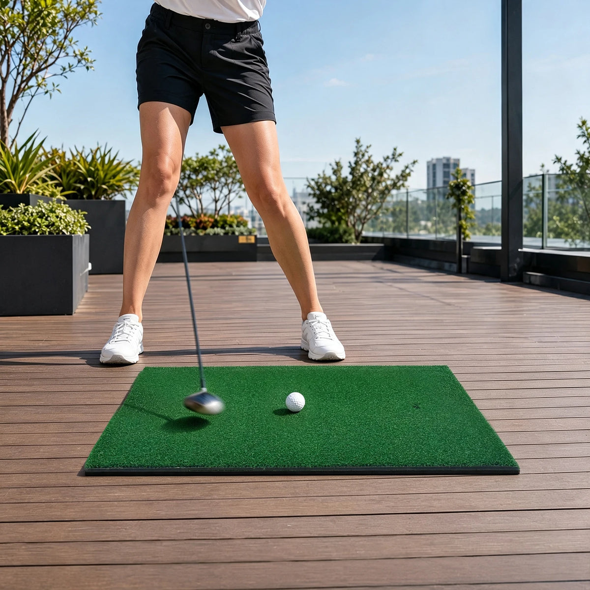 Golf Swing Practice Hitting Mat