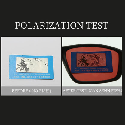 Red Polarized TAC Fishing Goggles