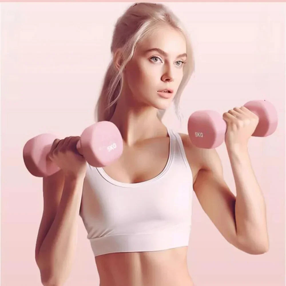 Neoprene Dumbbell with Yoga Strap