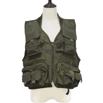 Quick-Dry Multi-Pocket Fishing Vest