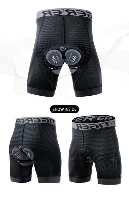 Cycling Shorts Mesh Underwear Gel Pad