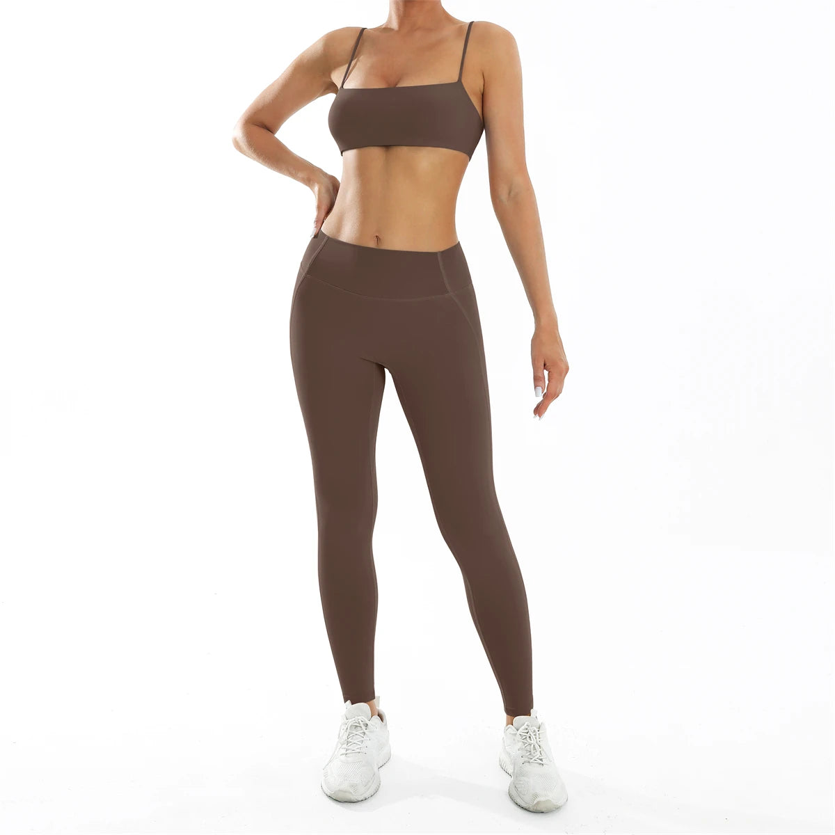 3PCS Women’s Yoga Set – Sports Bra, Leggings & Gym Outfit