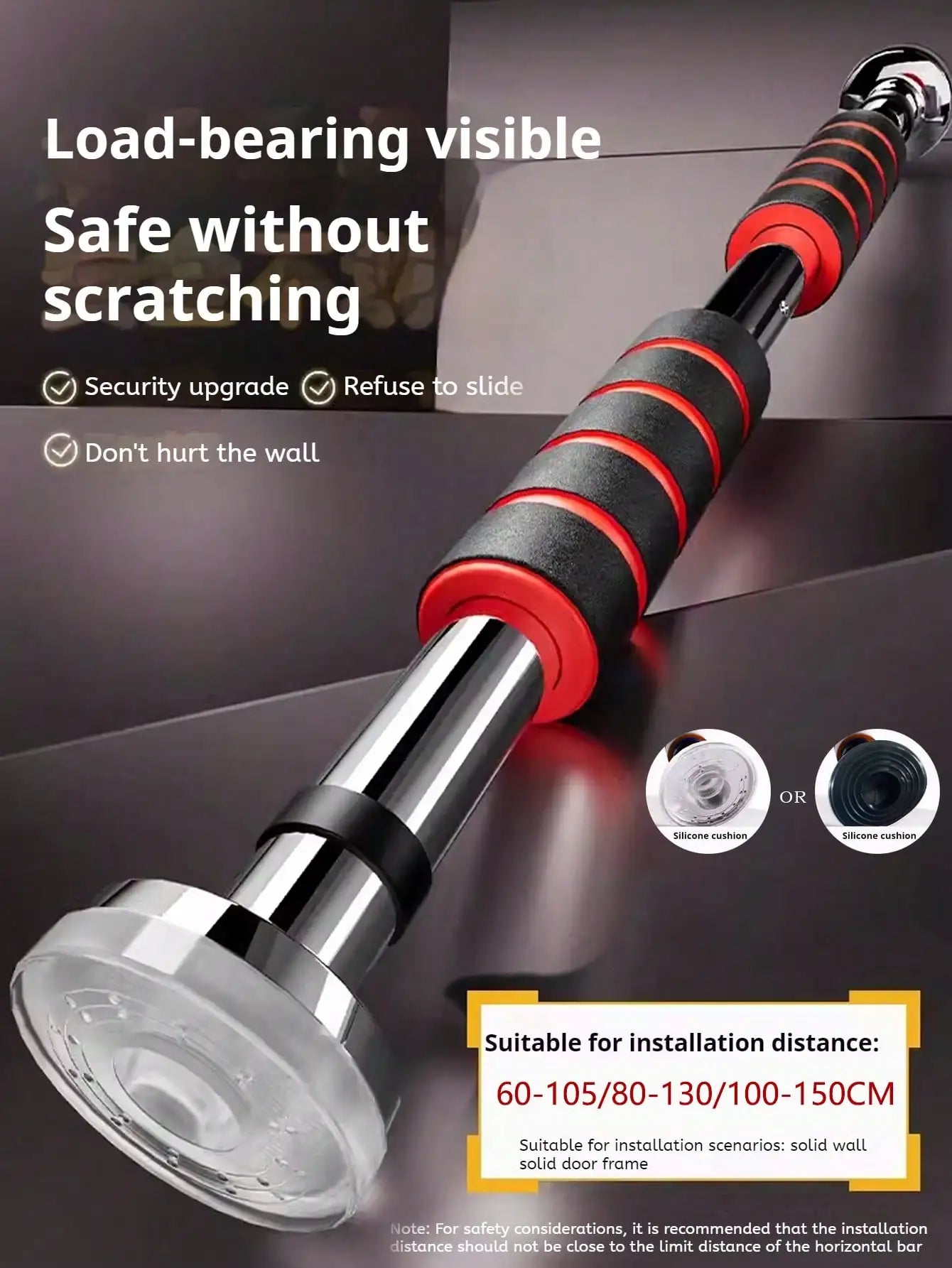Heavy Duty Adjustable Doorway Pull-Up Bar