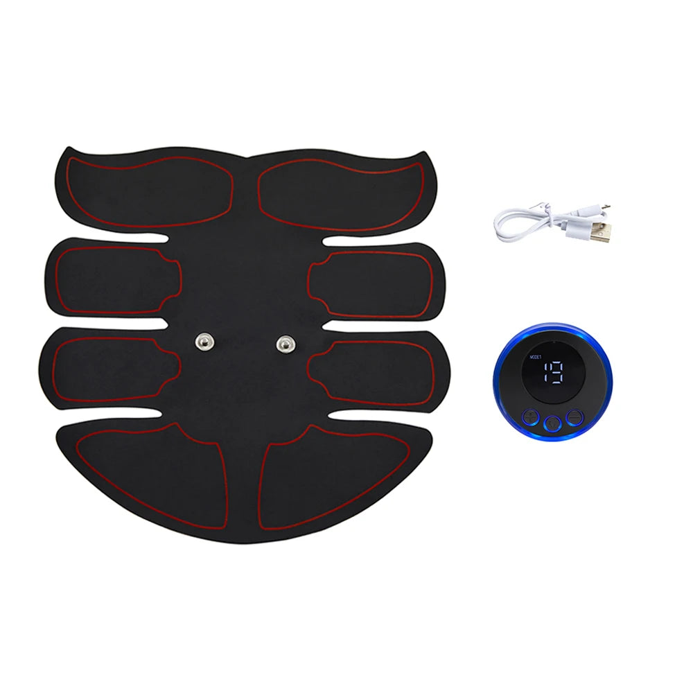 Wireless Abdominal Trainer Body Slimming Massager Fitness Trainer for The Muscles Exercise USB Charging Household Men Women