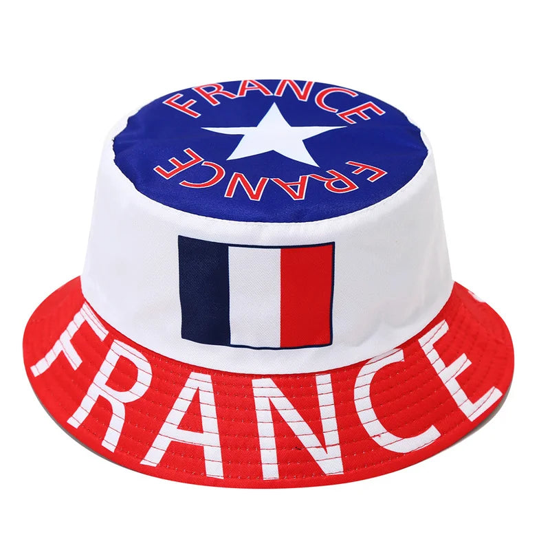 Reversible National Flag Bucket Hat
