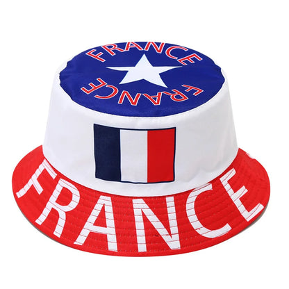 Reversible National Flag Bucket Hat