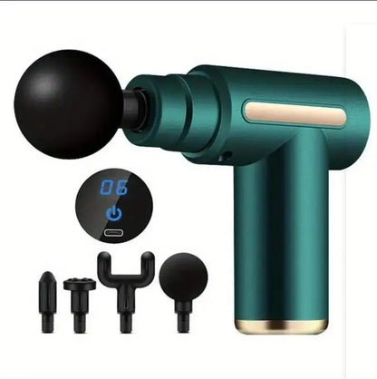 Mini portable massage gun for deep muscle recovery